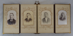 Album 24. Victorian double photograph album