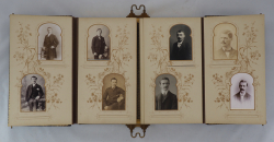Album 24. Victorian double photograph album