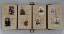 Album 24. Victorian double photograph album