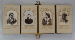 Album 24. Victorian double photograph album