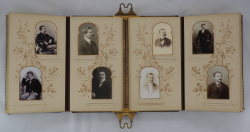 Album 24. Victorian double photograph album