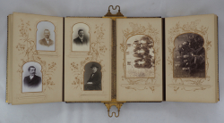 Album 24. Victorian double photograph album