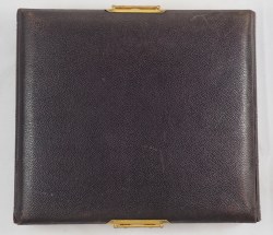 Album 24 back cover. Victorian double photograph album. Back cover